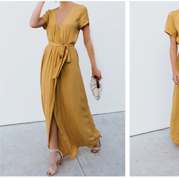 bellizo Dresses & Skirts - Ginger Colored Maxi Dress